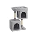 Miniatyrbillede 1 af 8: Rootz Cat kradsestolpe - Kattetræ - Kradser - Spånplade - Plys - Sisal - Forhindrer væltning - Nem montering - 49cm x 32cm x 74cm