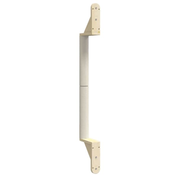 væghængt kradsetræ 109 cm sisal