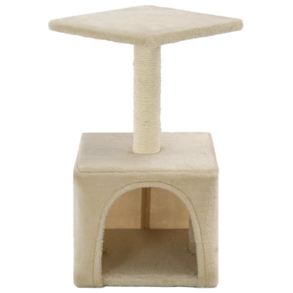 Klösträd med sisalpelare 55 cm beige