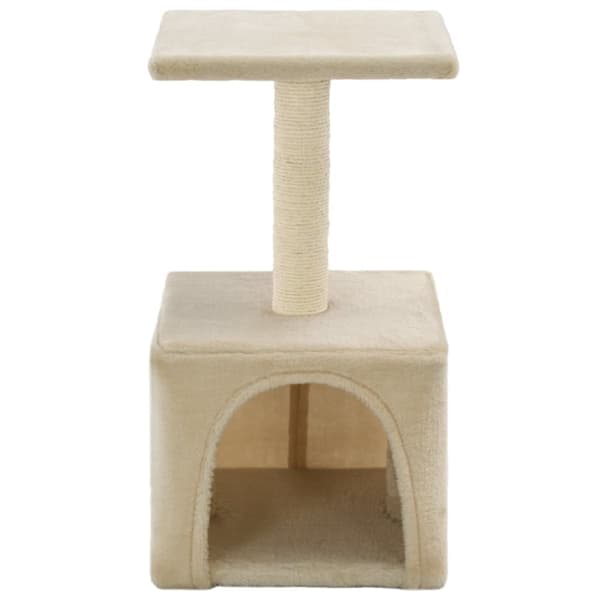 Klösträd med sisalpelare 55 cm beige