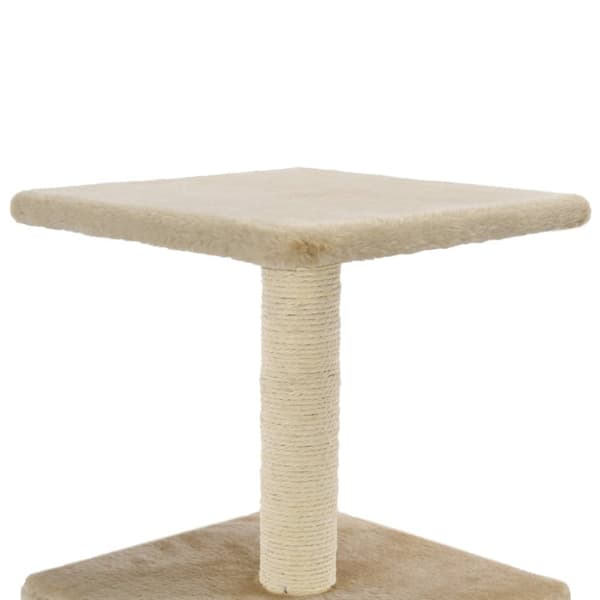 Klösträd med sisalpelare 55 cm beige