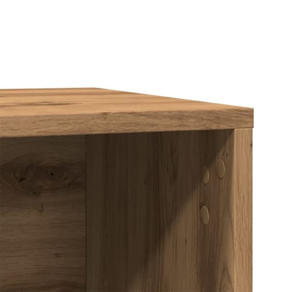 vidaXL Skap til kattetoalett artisan eik 80x50x45 cm konstruert tre