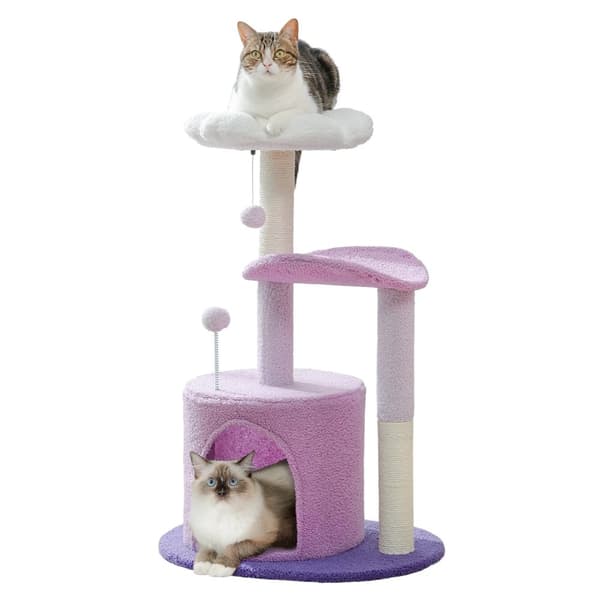Blomma Kattträd, Mysigt Kondominium, Engagerande Leksaker,M, AMT0231PP