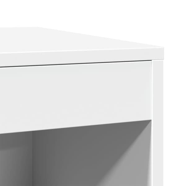 vidaXL Skap til kattetoalett hvit 47x59x42 cm konstruert tre