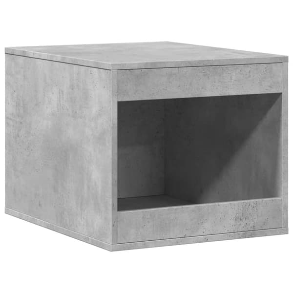 vidaXL Skap til kattetoalett betonggrå 47x59x42 cm konstruert tre