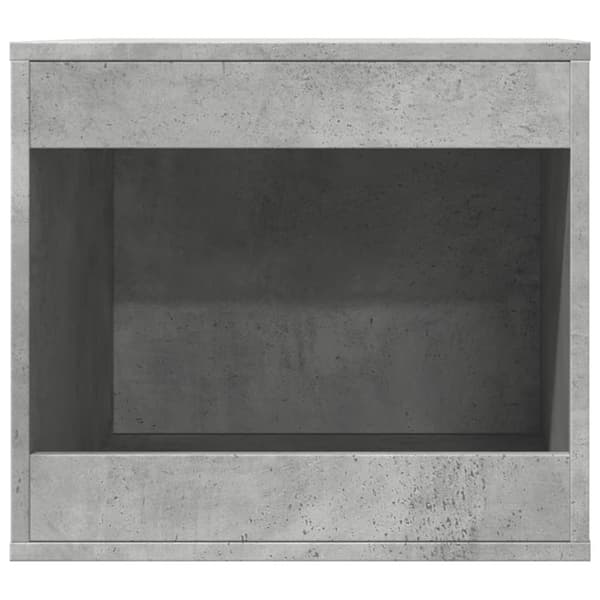 vidaXL Skap til kattetoalett betonggrå 47x59x42 cm konstruert tre