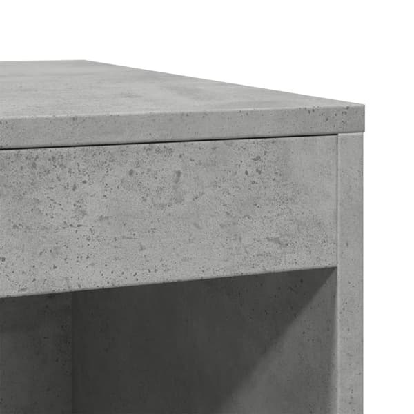 vidaXL Skap til kattetoalett betonggrå 47x59x42 cm konstruert tre