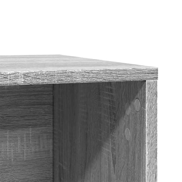 vidaXL toiletskjuler kattebakke 80x50x45 cm konstrueret træ grå sonoma