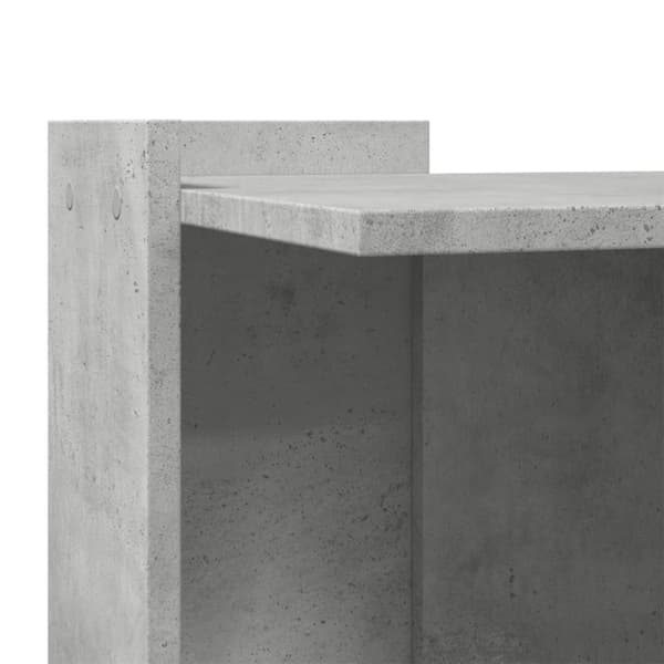 vidaXL Skåp för kattlåda betonggrå 42x42x51 cm konstruerat trä