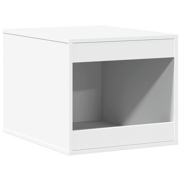 vidaXL toiletskjuler til kattebakke 47x59x42 cm konstrueret træ hvid