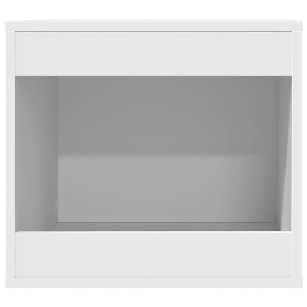 vidaXL toiletskjuler til kattebakke 47x59x42 cm konstrueret træ hvid