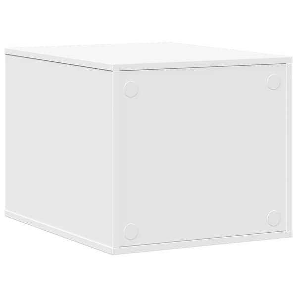 vidaXL toiletskjuler til kattebakke 47x59x42 cm konstrueret træ hvid