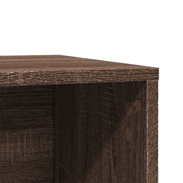 vidaXL Skap til kattetoalett brun eik 80x50x45 cm konstruert tre