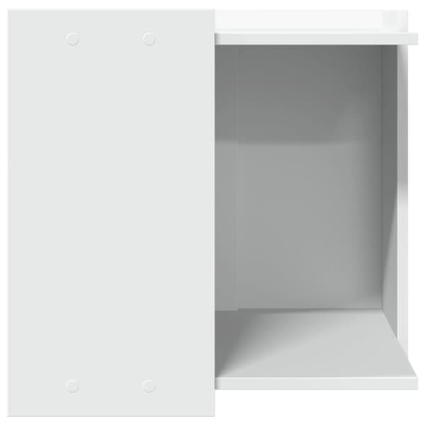 vidaXL Skåp för kattlåda vit 53x53x51 cm konstruerat trä