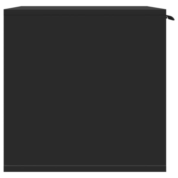 vidaXL Skap til kattetoalett svart 60x40x40 cm konstruert tre