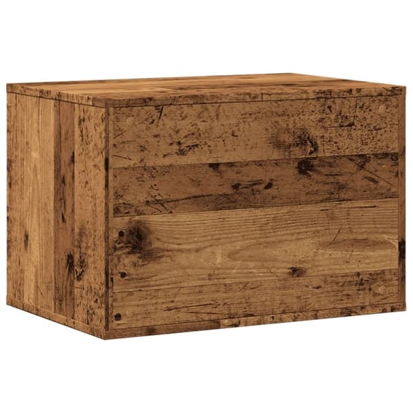 vidaXL Skap til kattetoalett gammelt tre 60x40x40 cm konstruert tre
