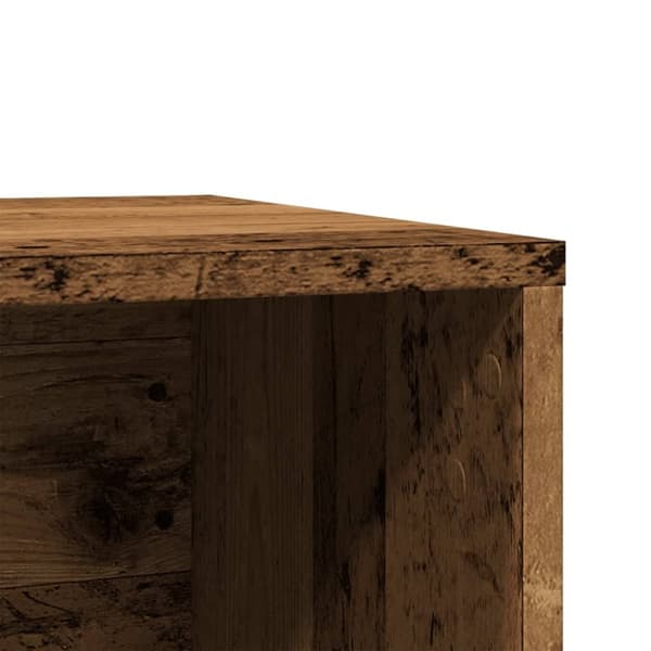 vidaXL Skap til kattetoalett gammelt tre 60x40x40 cm konstruert tre