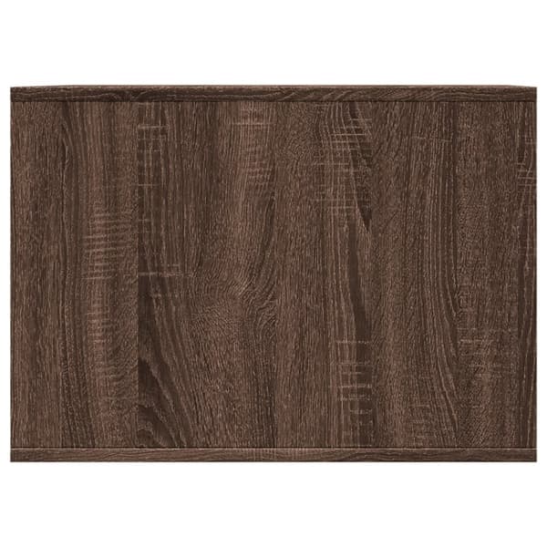 vidaXL toiletskjuler kattebakke 47x59x42 cm konstrueret træ brunt eg