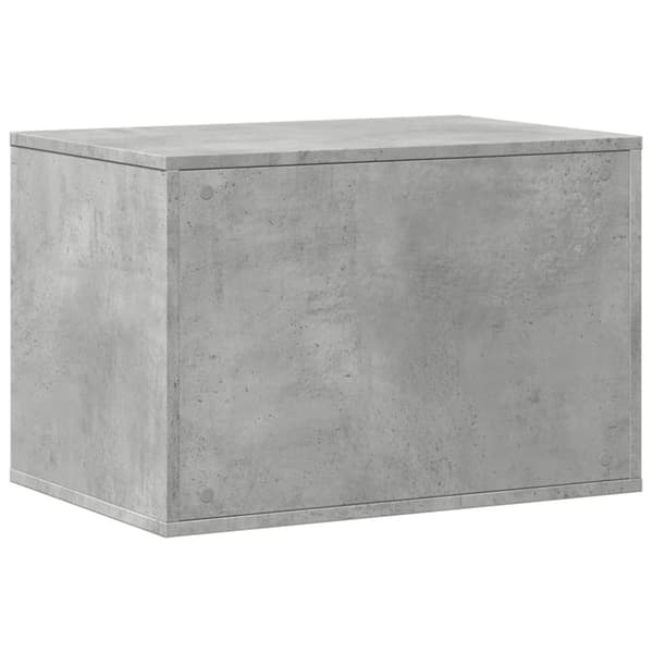 vidaXL Skap til kattetoalett betonggrå 60x40x40 cm konstruert tre