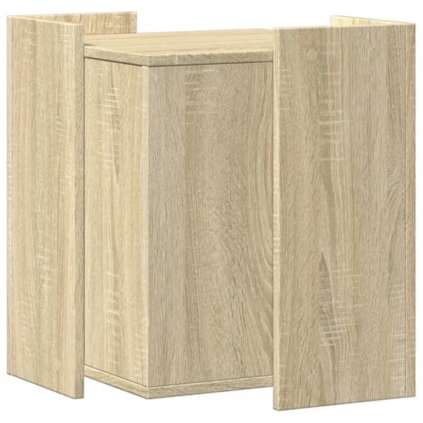 vidaXL Skåp för kattlåda sonoma-ek 42x42x51 cm konstruerat trä