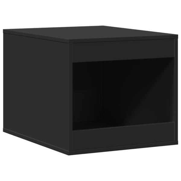vidaXL toiletskjuler til kattebakke 47x59x42 cm konstrueret træ sort