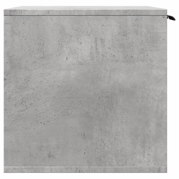 vidaXL toiletskjuler kattebakke 80x50x45 cm konstrueret træ betongrå