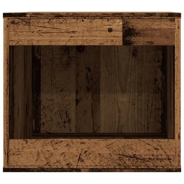 vidaXL Kissanhiekkalaatikon kotelo vanha puu 47x59x42 cm tekninen puu