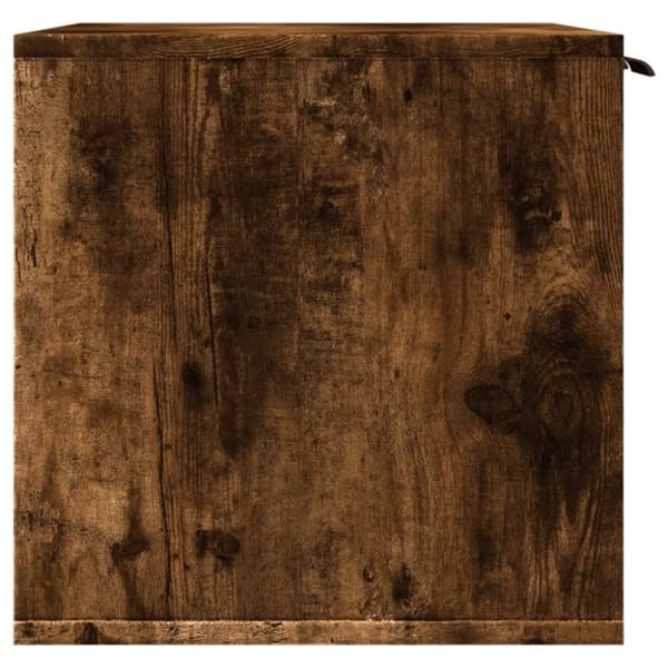 vidaXL toiletskjuler kattebakke 60x40x40 cm konstrueret træ røget eg