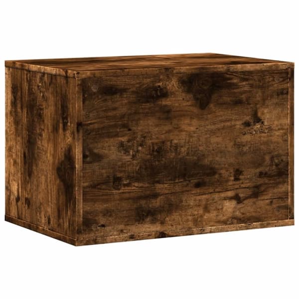 vidaXL toiletskjuler kattebakke 60x40x40 cm konstrueret træ røget eg