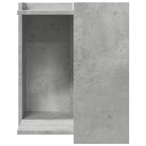 vidaXL Kissanhiekkalaatikon kotelo harmaa 42x42x51 cm tekninen puu