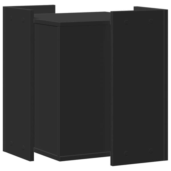 vidaXL toiletskjuler til kattebakke 42x42x51 cm konstrueret træ sort