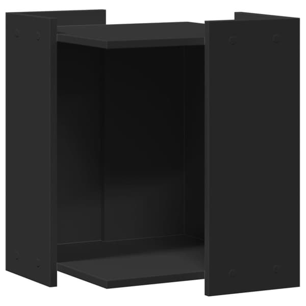 vidaXL toiletskjuler til kattebakke 42x42x51 cm konstrueret træ sort