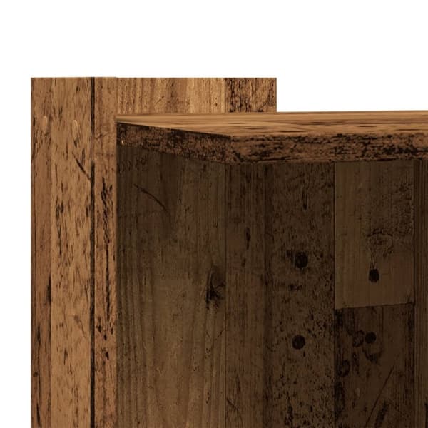 vidaXL Skap til kattetoalett gammelt tre 42x42x51 cm konstruert tre