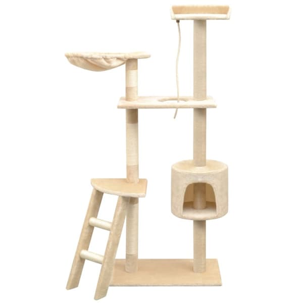 Klösträd med sisalpelare 150 cm beige
