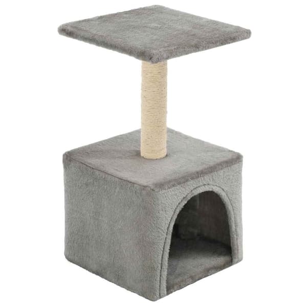 Klösträd med sisalpelare 55 cm grå