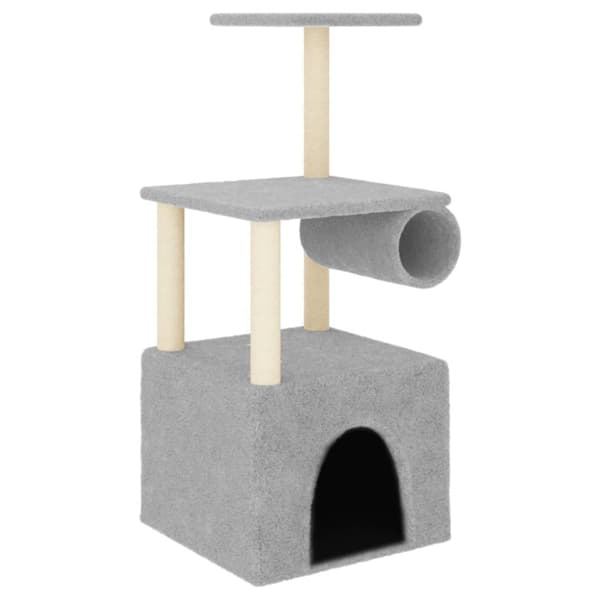 Klösträd med sisalpelare ljusgrå 109,5 cm