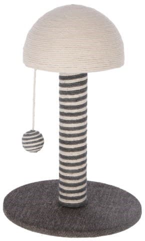 KERBL Funghi Cat Scratcher, Grå/Hvid, 42 cm