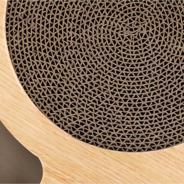 CAT SCRATCHING PAD för att skrapa, LEKSAK, PAPP, PAPP-kula, horisontell