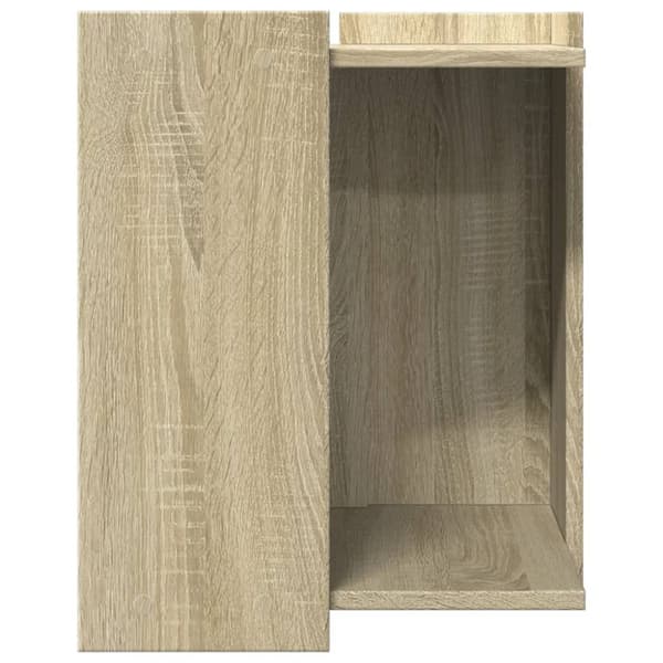 toiletskjuler kattebakke 42x42x51 cm konstrueret træ sonoma-eg