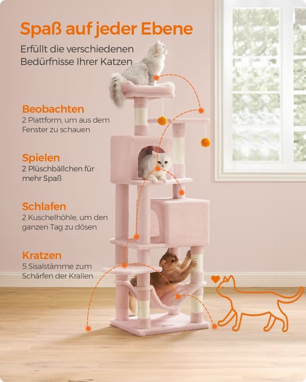 Scratching Post - 5 Scratching Posts - Flera våningar Design