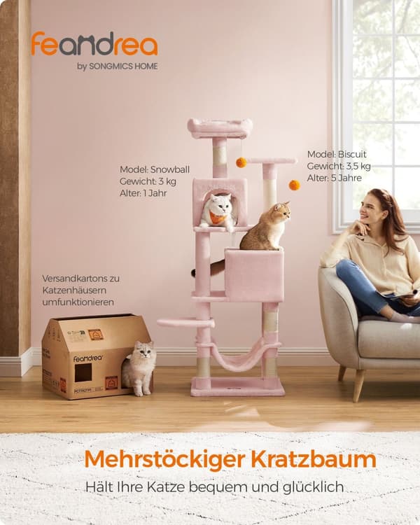 Scratching Post - 5 Scratching Posts - Flera våningar Design