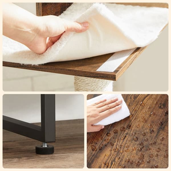 Scratching Post - 2 -in -1 møbler - med hylde - brun