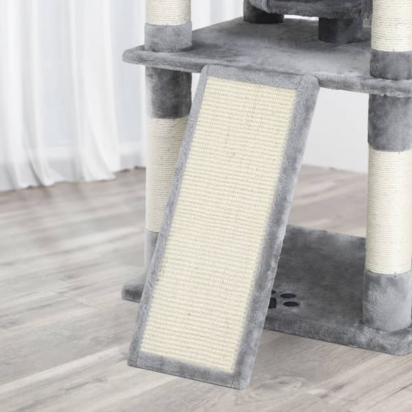 Scratching Post - Cat Pole - Cat House - Light Gray