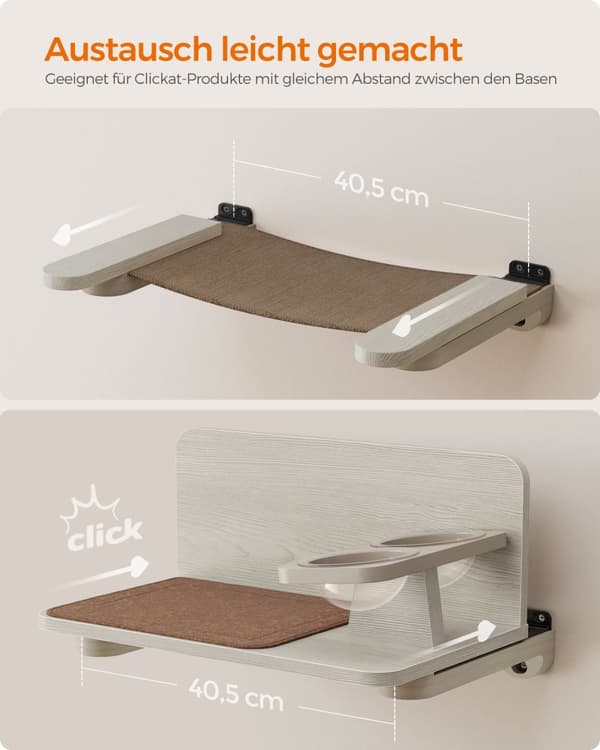 Scratching Post - Cat Hangmat - Wall Montage - Brown