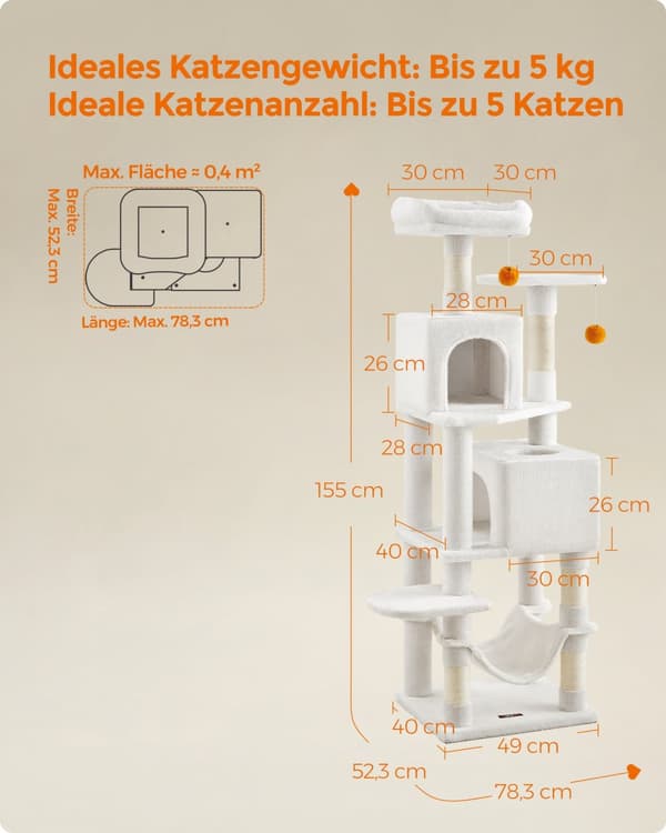 Scratching Post - Med ridseposter og platforme