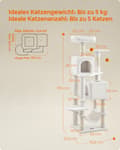 Miniatyrbillede 5 af 7: Scratching Post - Med ridseposter og platforme