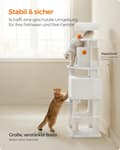 Miniatyrbillede 6 af 7: Scratching Post - Med ridseposter og platforme
