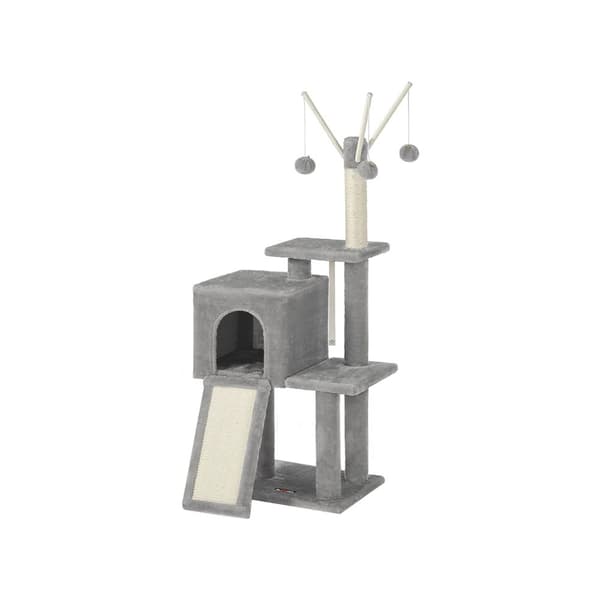 Scratching Post - Cat Tree - For huskatte - lysegrå