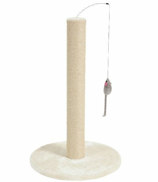 Zolux Cat kradsestolpe med legetøj - beige
