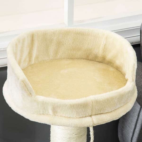 Rootz Cat Tree Play Tower - Kradsestolpe - Klatreaktivitetscenter - Plys komfort - 55 cm x 55 cm x 83 cm